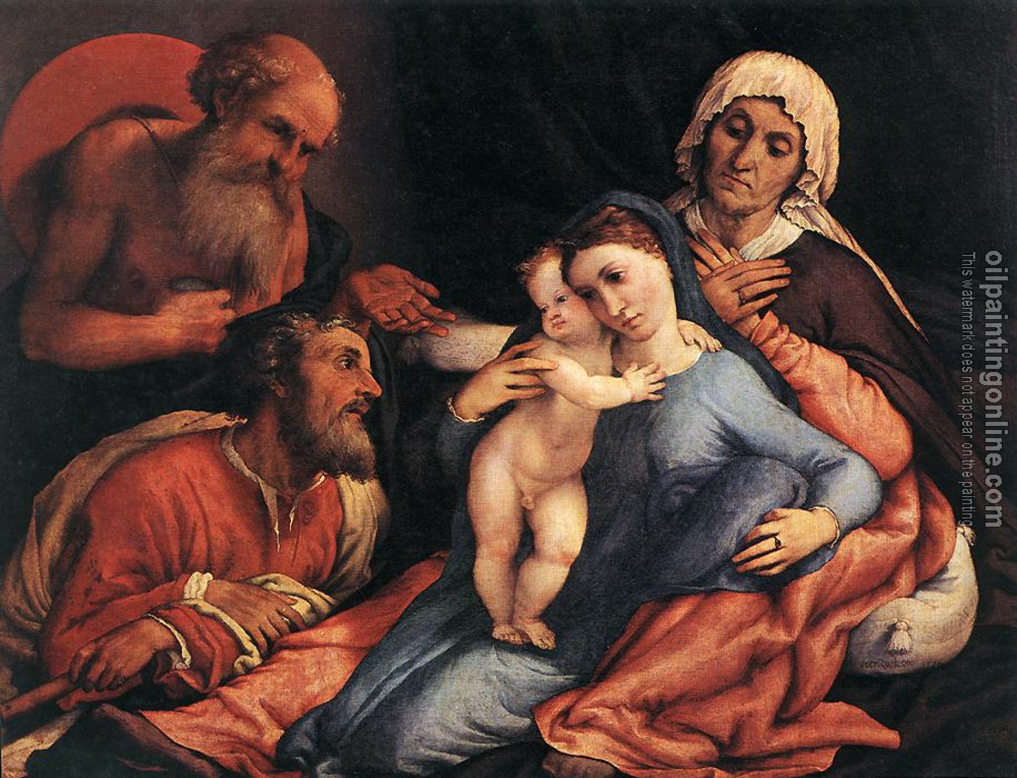 Lotto, Lorenzo - Madonna and Child with Saints